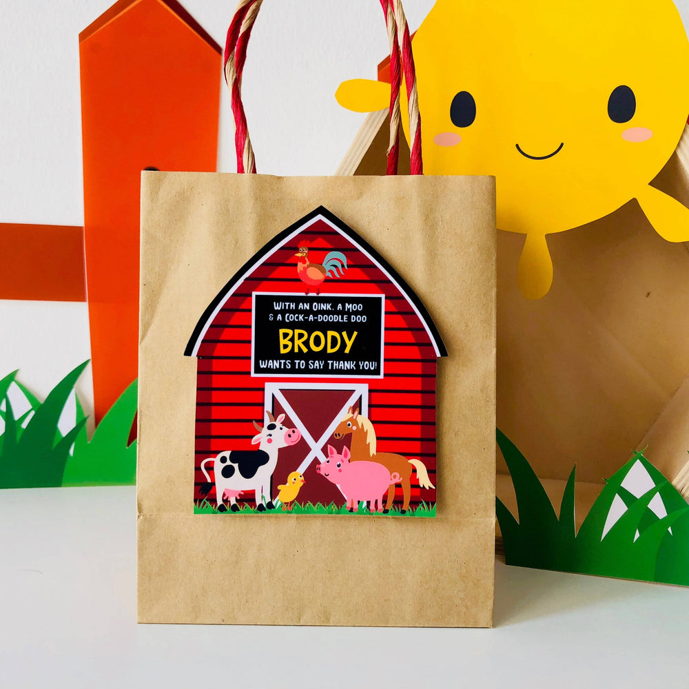Old MacDonald Farm Gift Tag