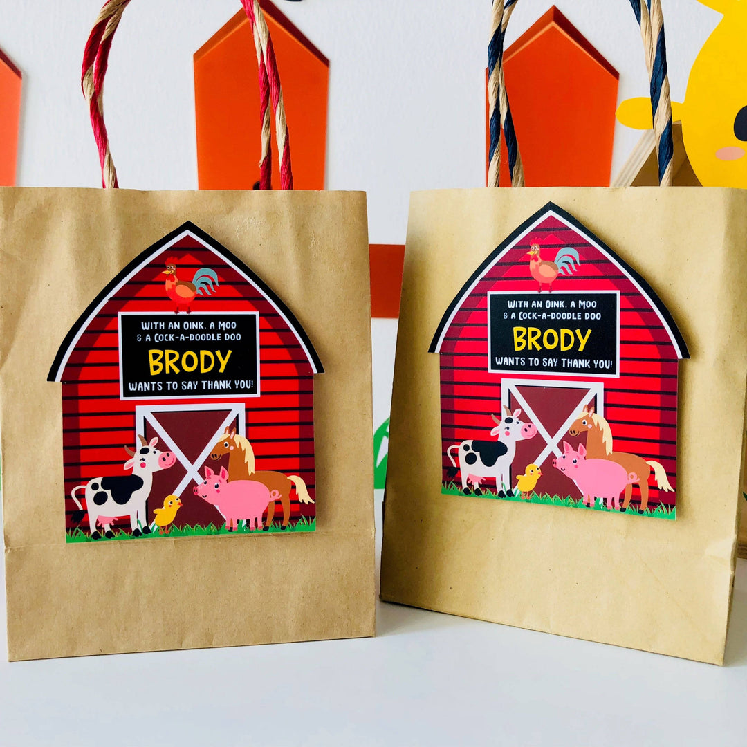 Old MacDonald Farm Gift Tags
