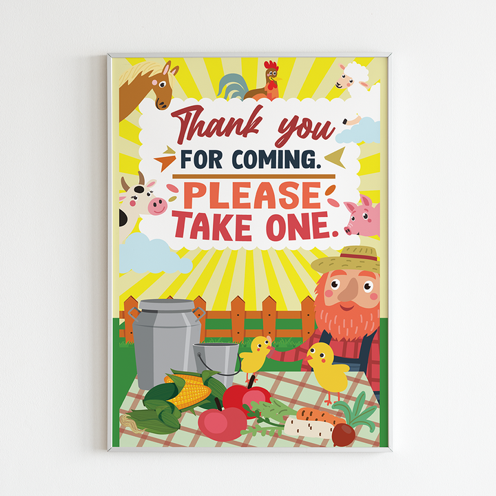 Old Macdonald Farm Poster 'Take One'