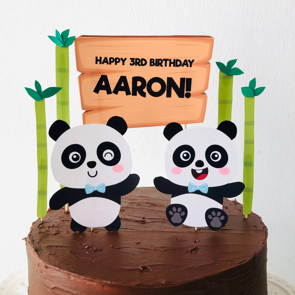 Panda Cake Topper