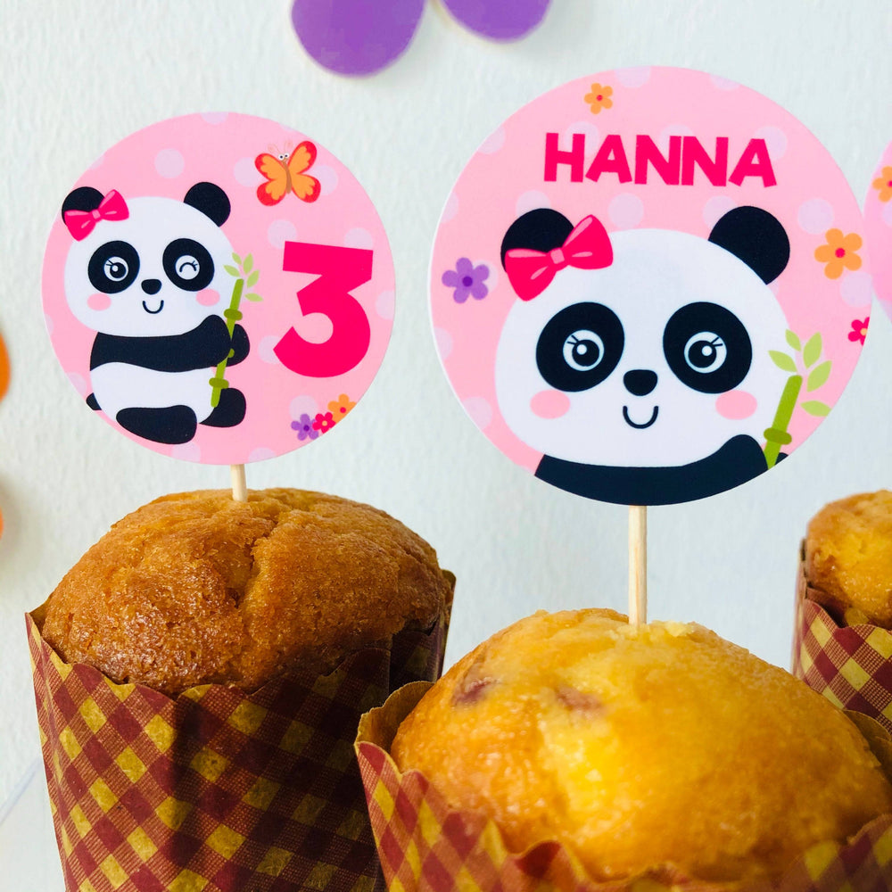 Panda Cupcake Toppers