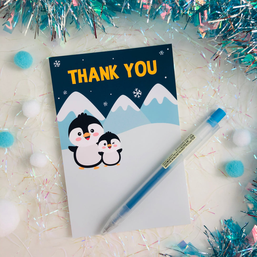 Penguin Thank You Card