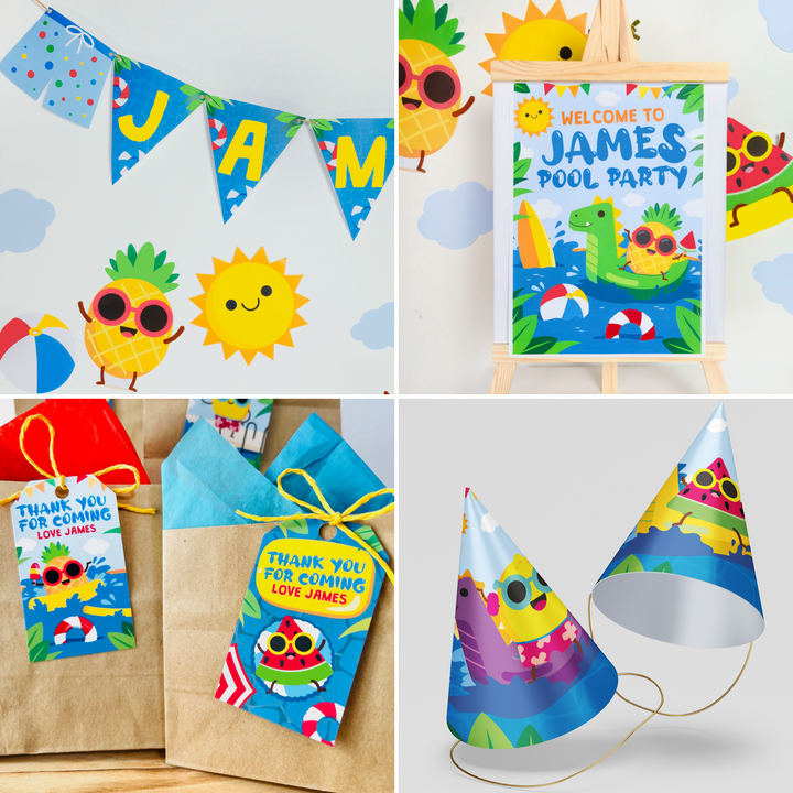 Pool Party Decorations Kit