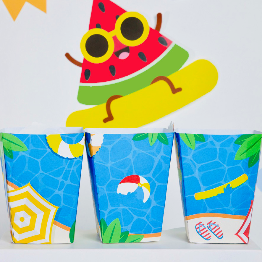 Pool Party Favors Boxes