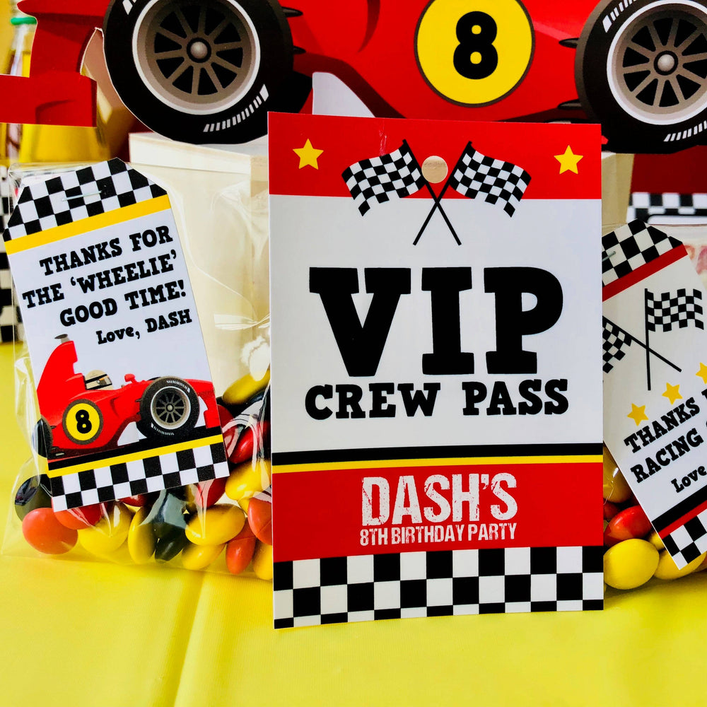 Race Car Crew Pass