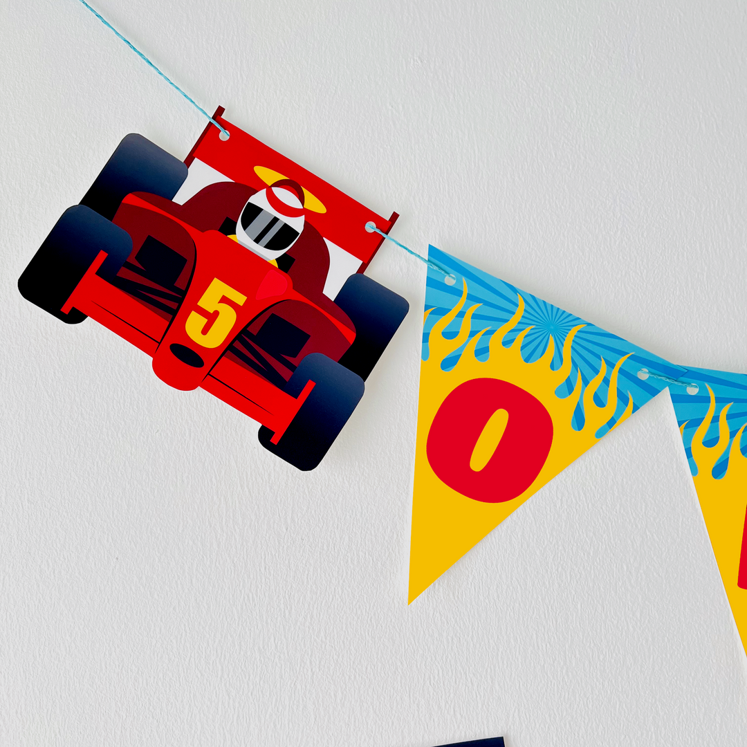 Racing Car Banner