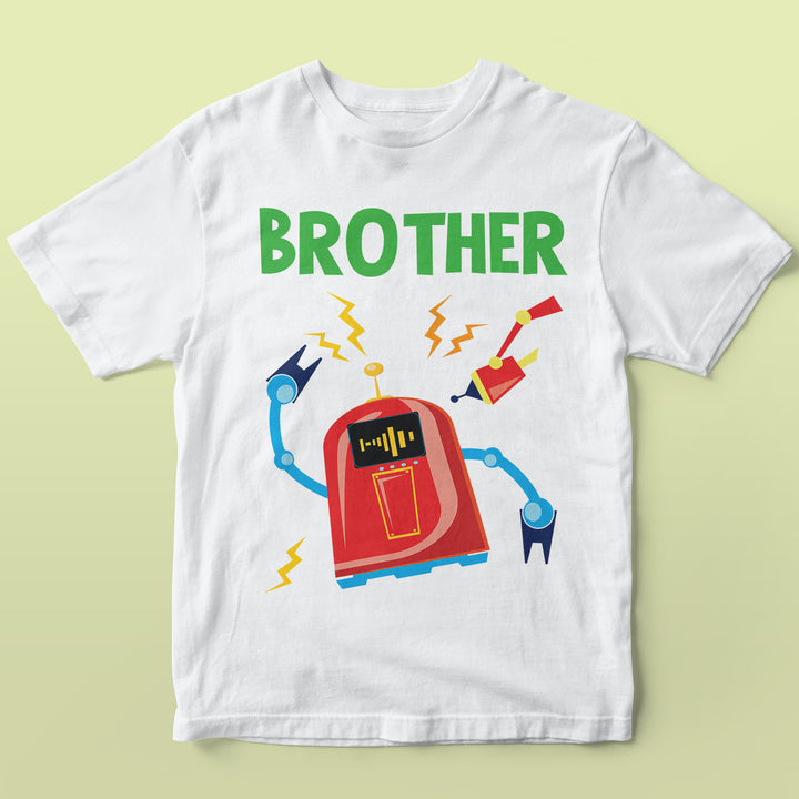 Robots Birthday Shirt Designs Family Bundle