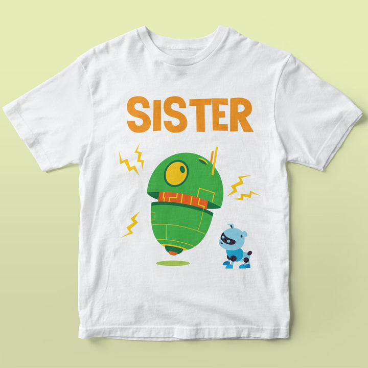 Robots Birthday Shirt Designs Family Bundle