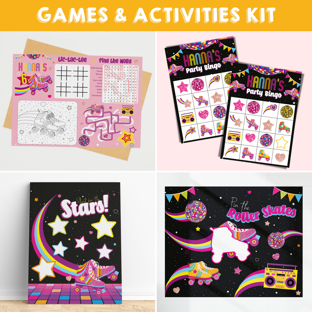 Rollerskating Games and Activities Kit
