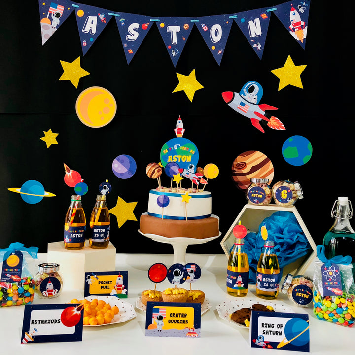 Space Birthday Party Printable