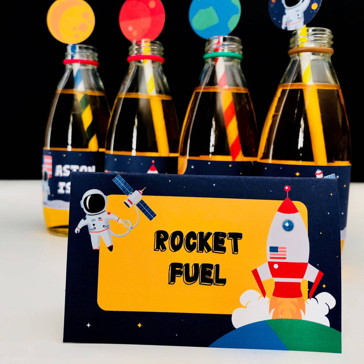 Space Drinks Label
