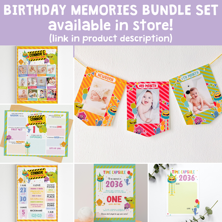 Super Simple Monsters Birthday Memories Set