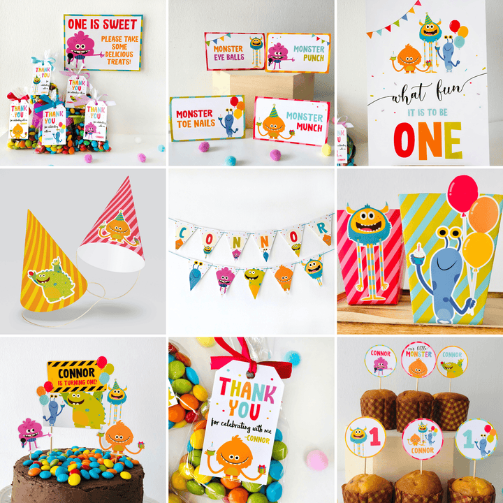 Super Simple Monsters Party Decorations