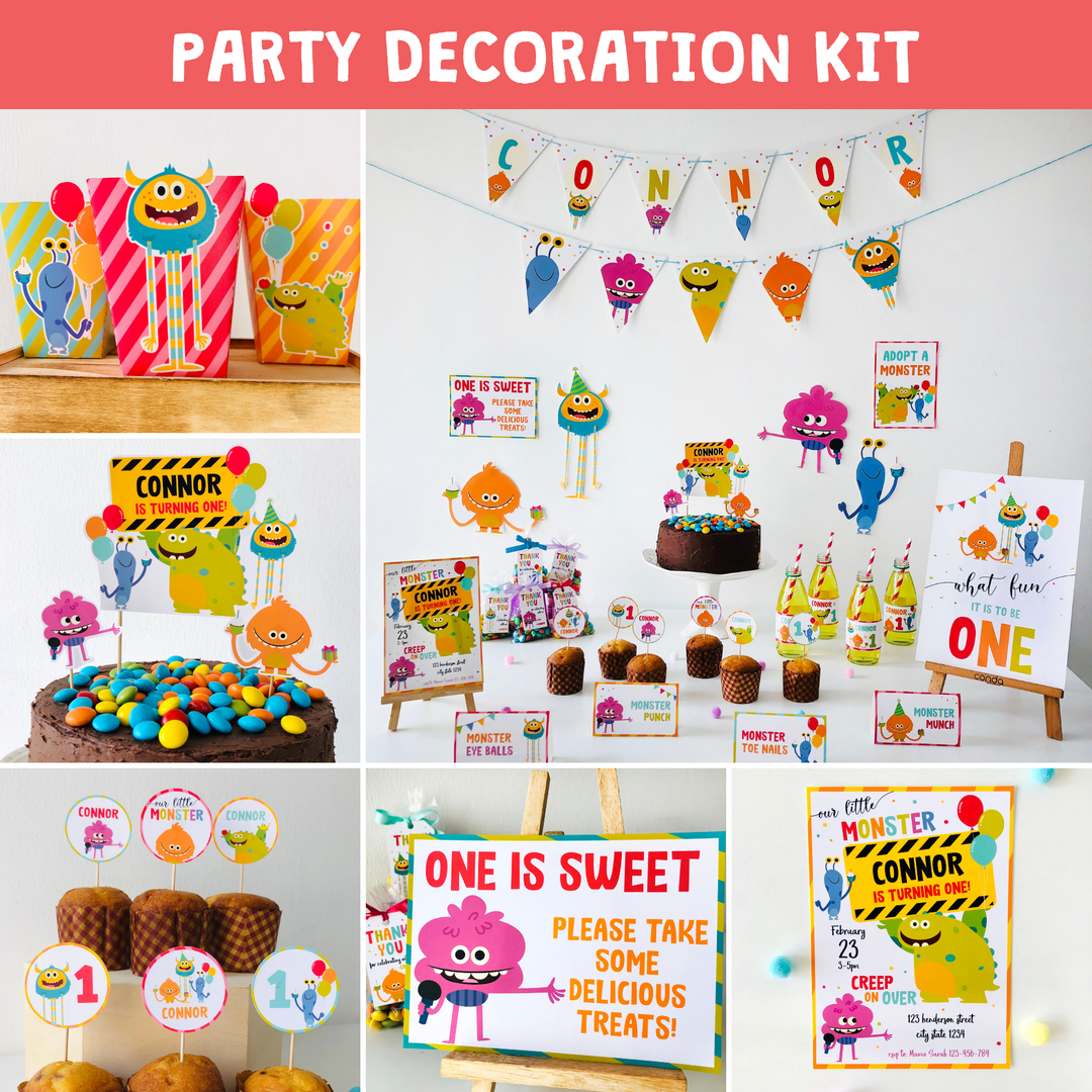 Super Simple Monsters Party Decorations