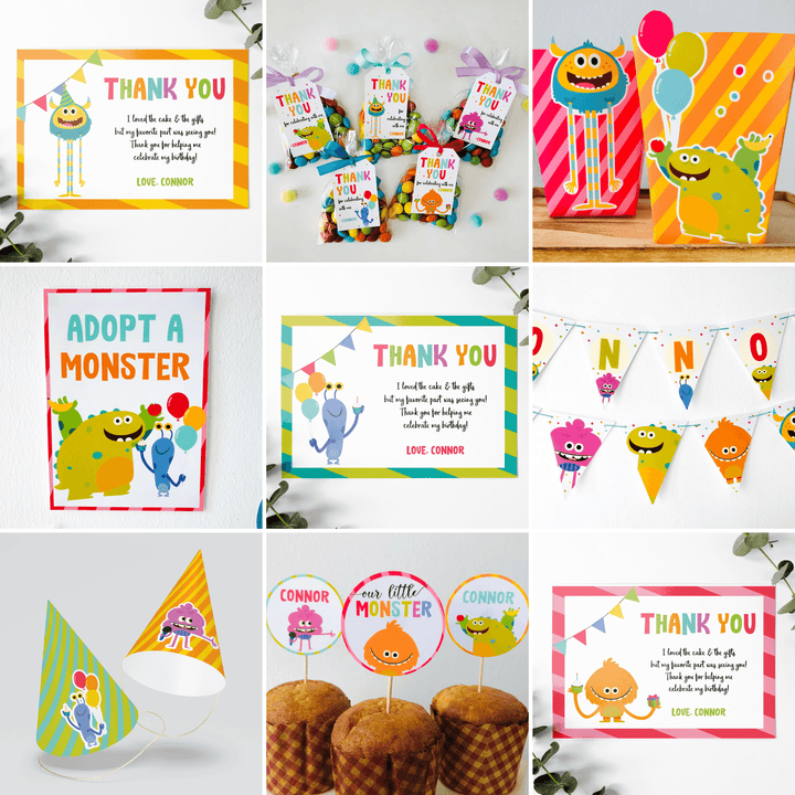 Super Simple Monsters Party Decorations