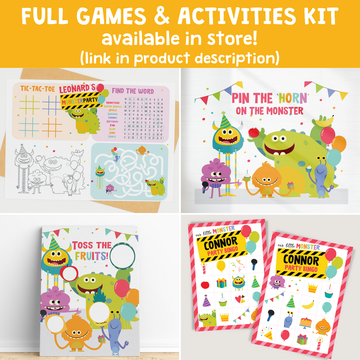 Super Simple Monsters Party Games KIt