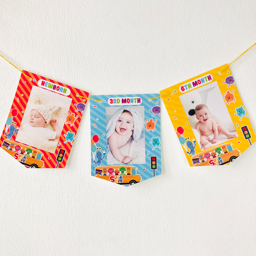 Super Simple Songs Baby Monthly Milestone Banner