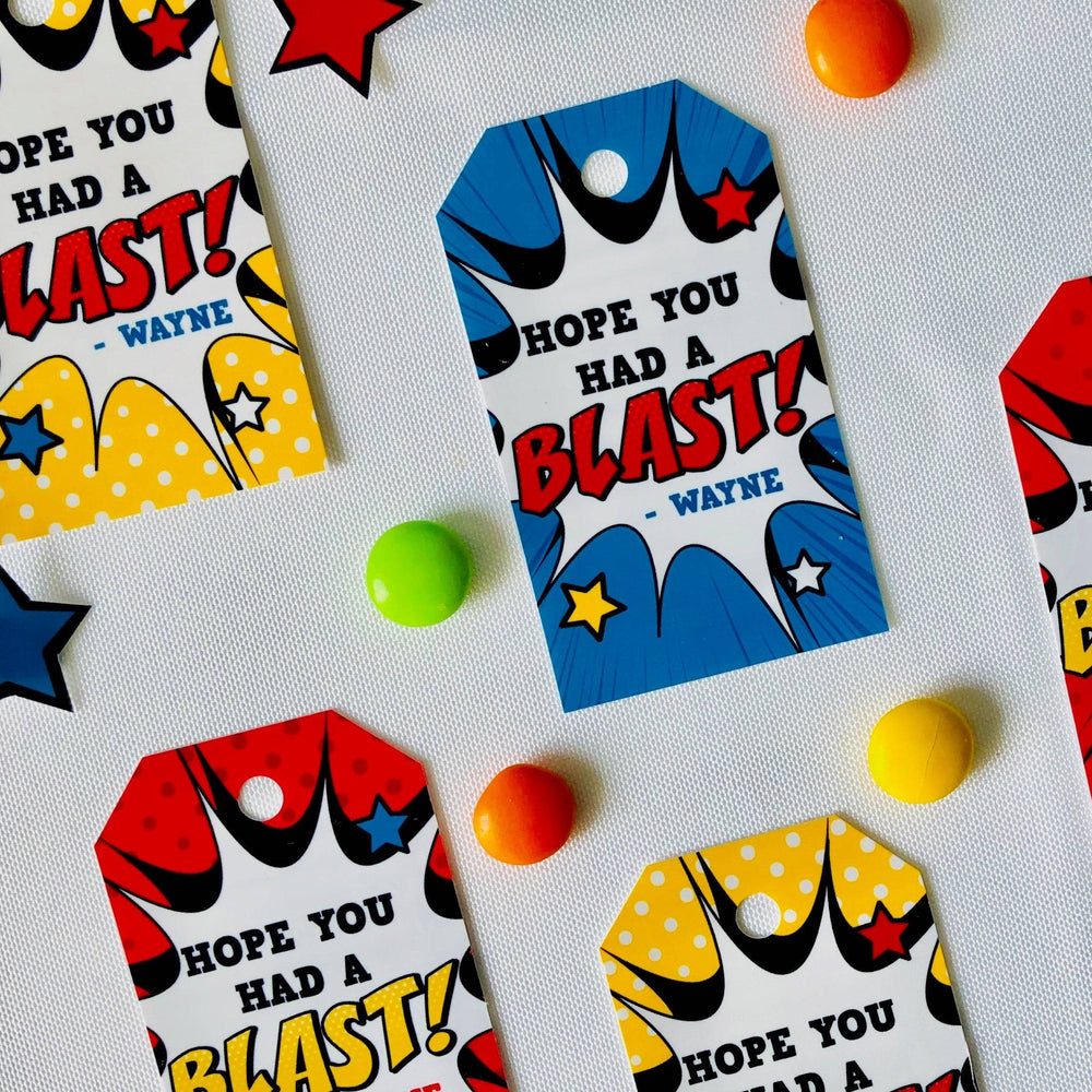Superhero Labels