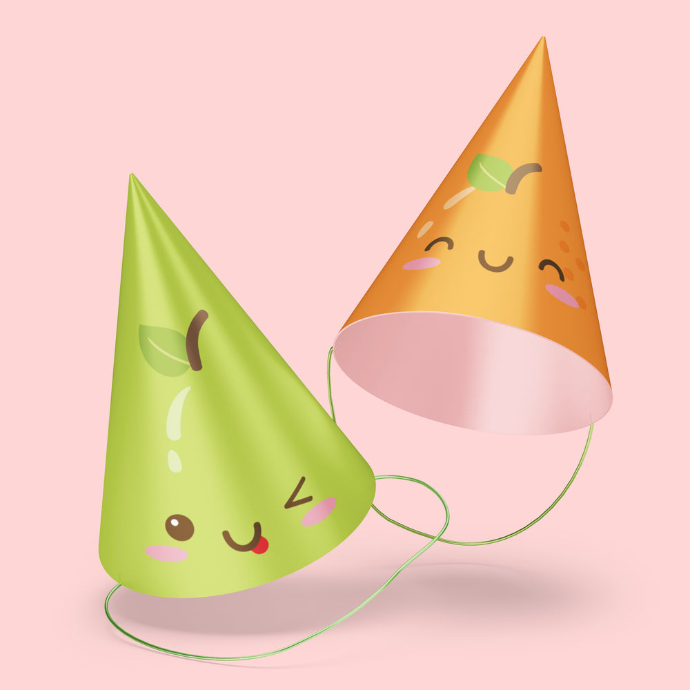 Tutti Frutti Party Hats