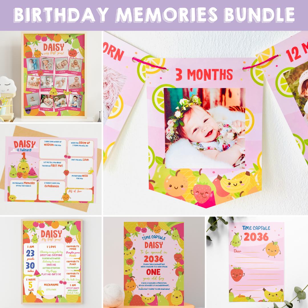Tutti Frutti Birthday Memories Bundle