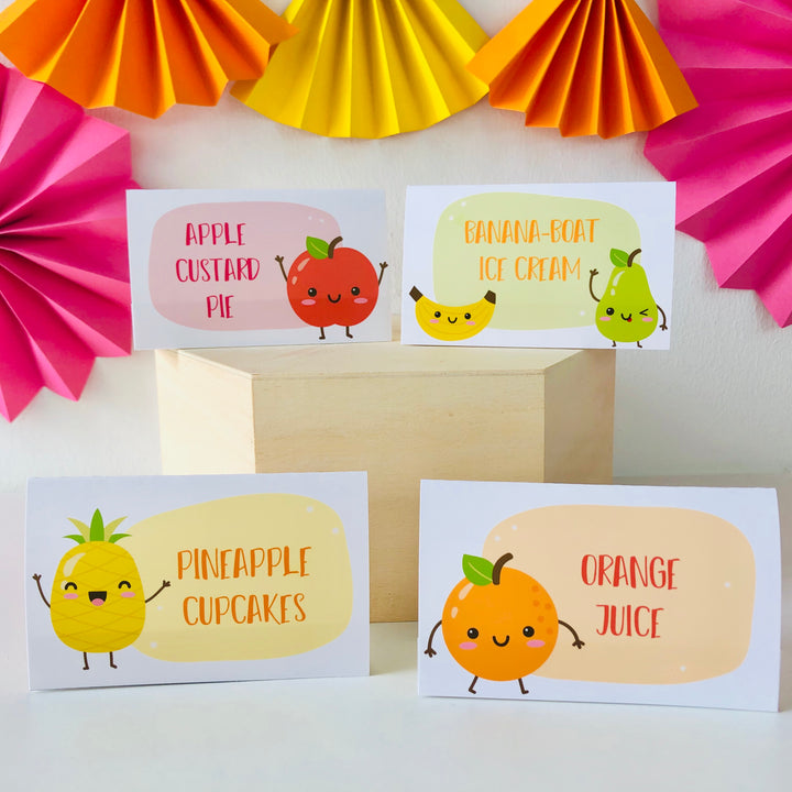 Tutti Frutti Food Labels