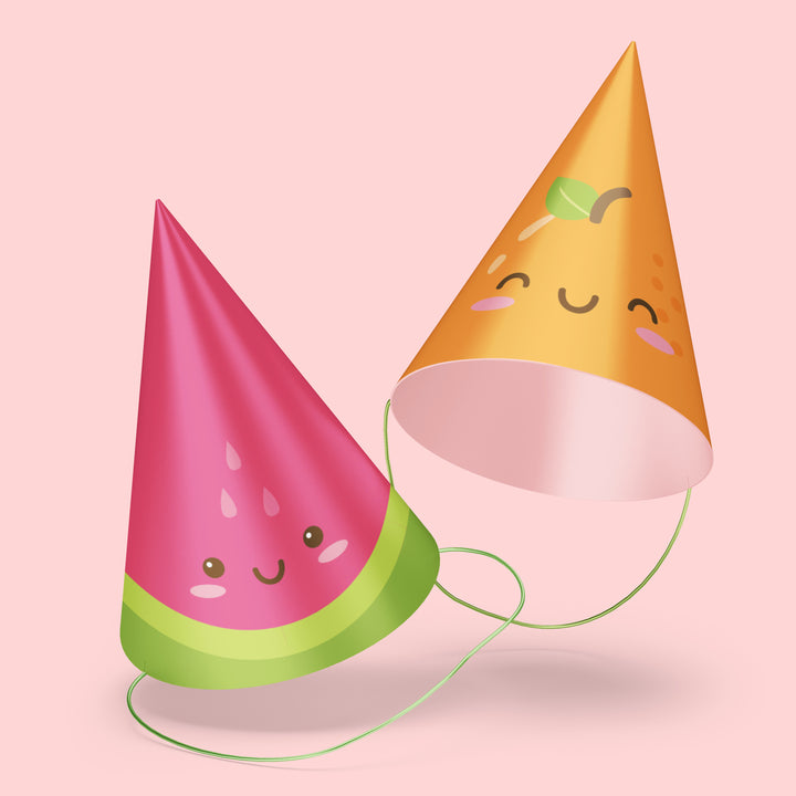 Tutti Frutti Party Hats