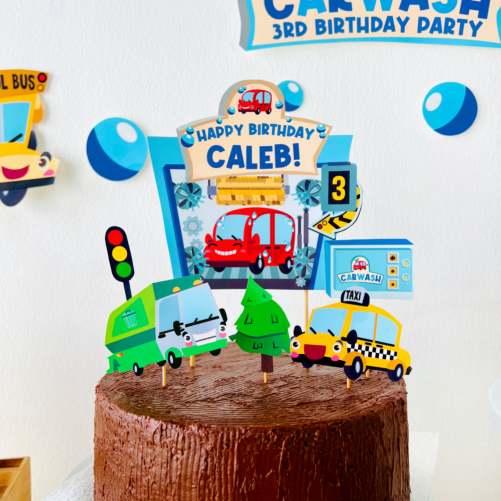 Vehicles Cake Topper