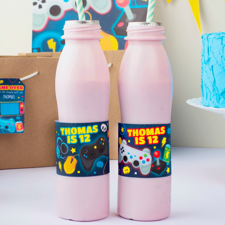 Video Game Bottle Wrappers