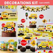 Wheels on the Bus Decorations Kit
