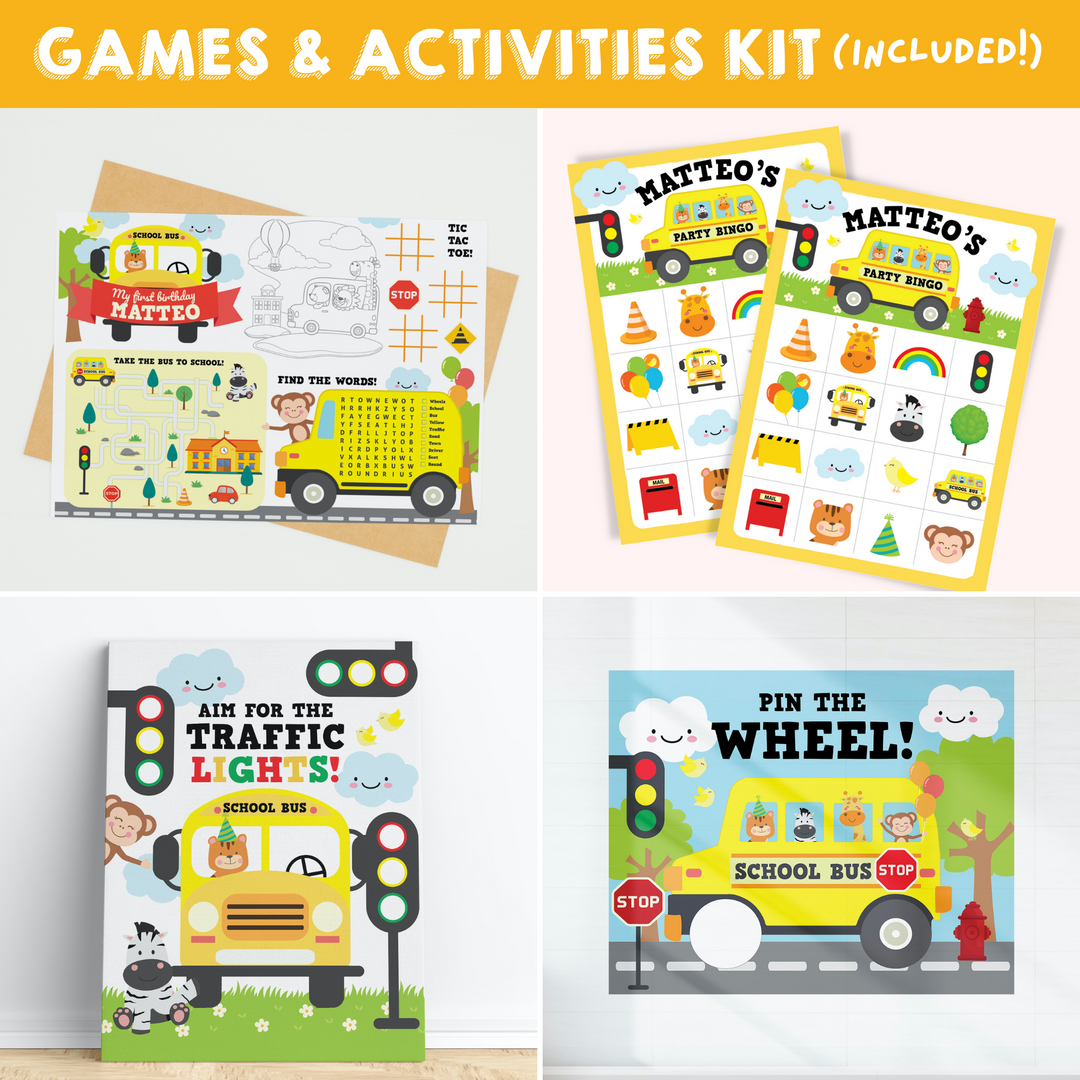 Wheels on the Bus Games And Activities Kit