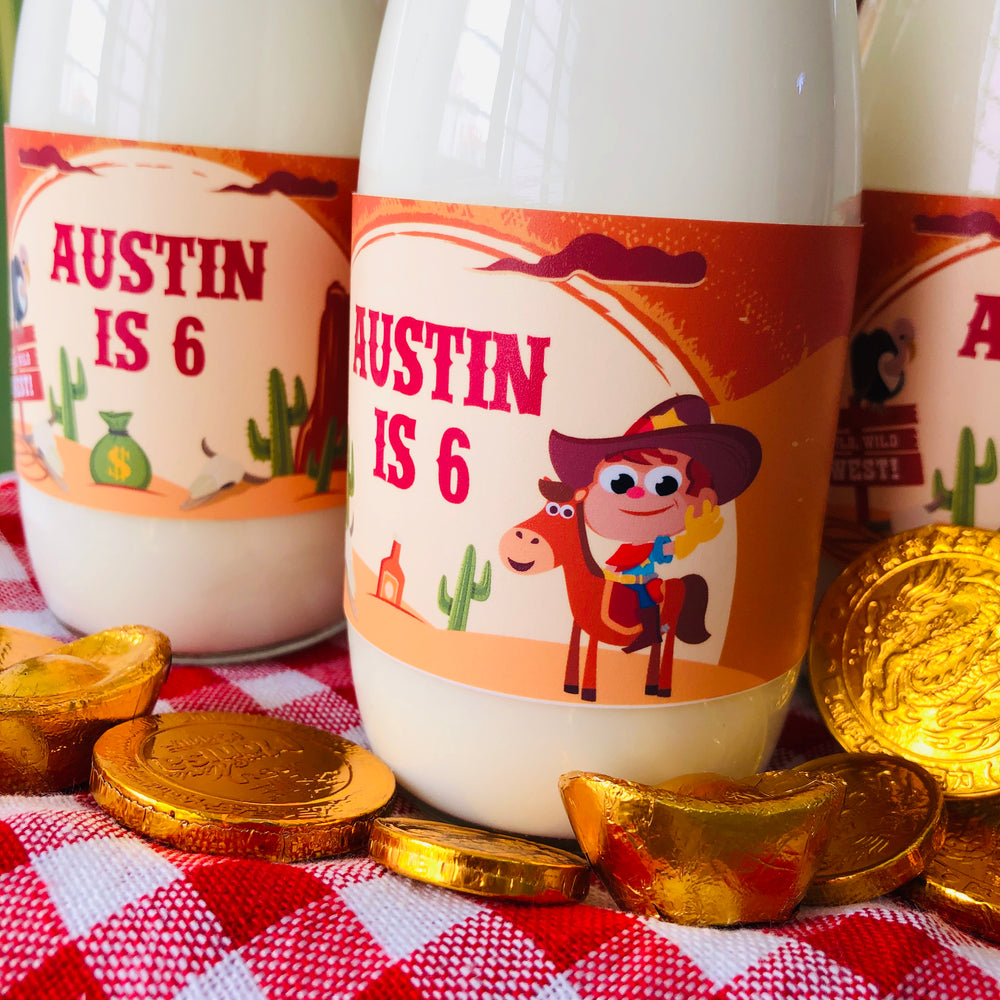 Wild West Cowboy Drink Wrapper