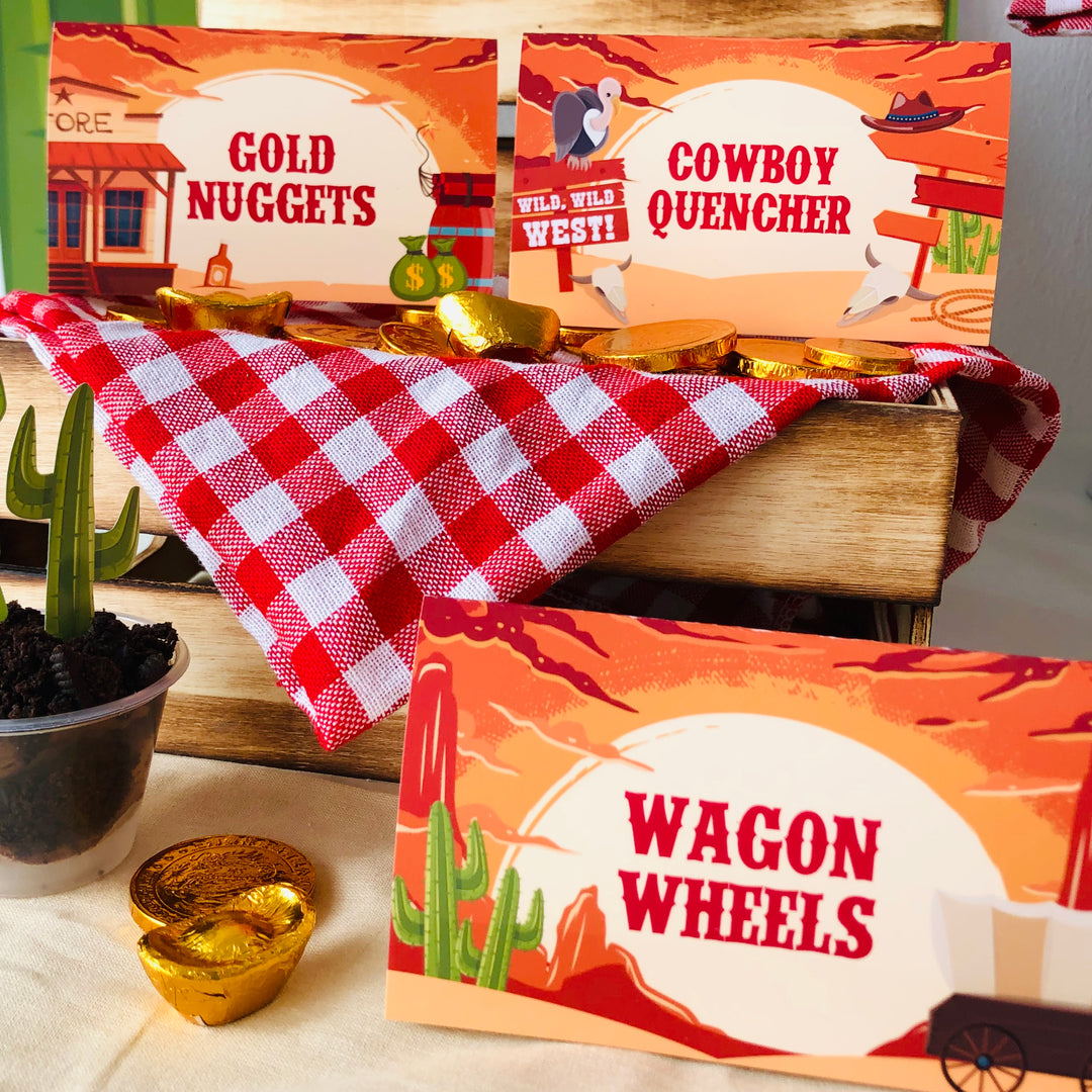Wild West Cowboy Food Tents