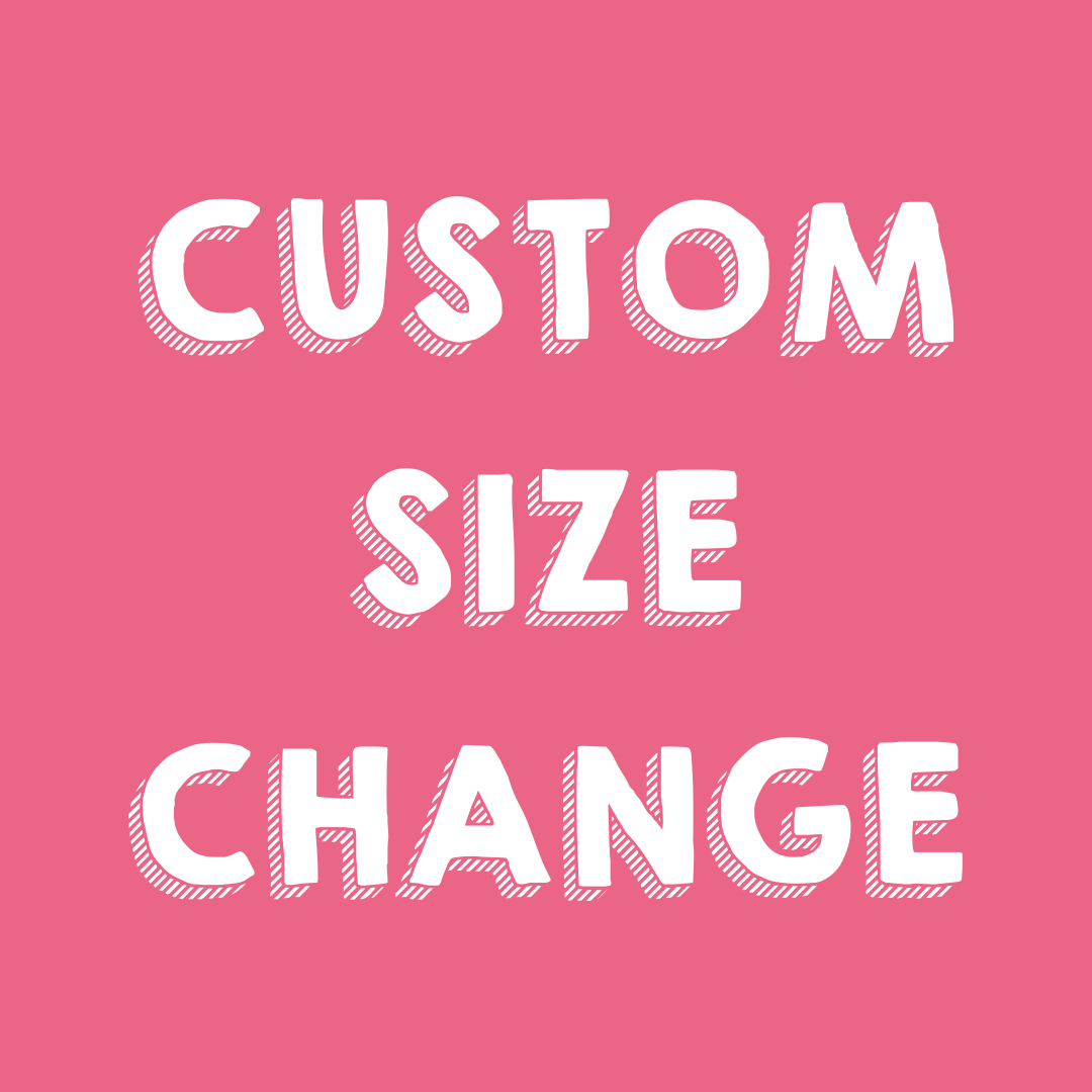 Custom order for Alisa: change welcome sign size