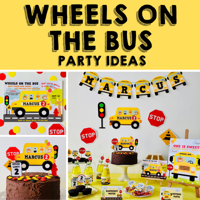 Wheels on the Bus Themed Party Ideas for a Wheelie Fun Time
