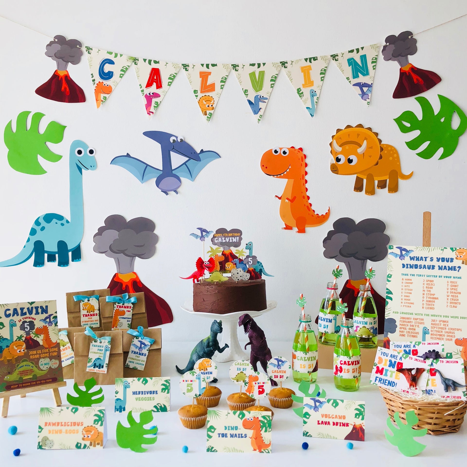 Dinosaurs Party | Party Decor, Party Games and Party Favors – PigsyParty