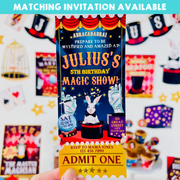 Magic Show Matching Invitation