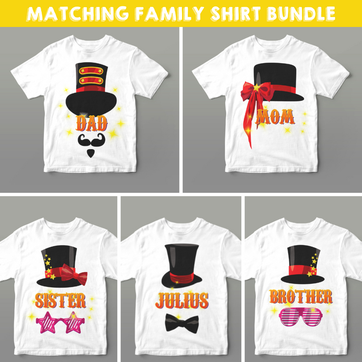 Magic Show Matching Family Shirt Bundle