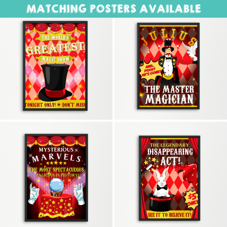 Magic Show Matching Posters