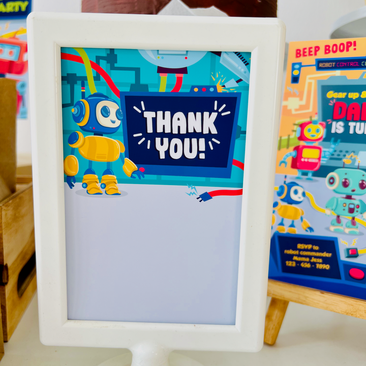 Robots and Science Thank You Card