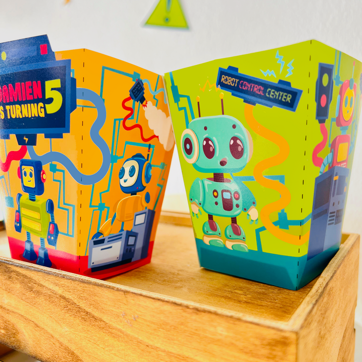 Robots and Science Favor Boxes