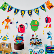 Robots Party Decorations Kit