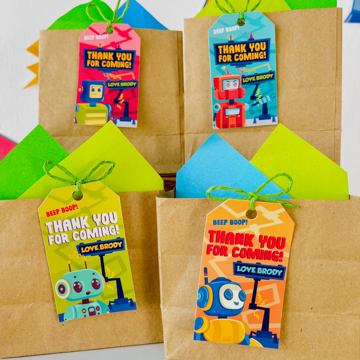 Robots and Science Gift Tags