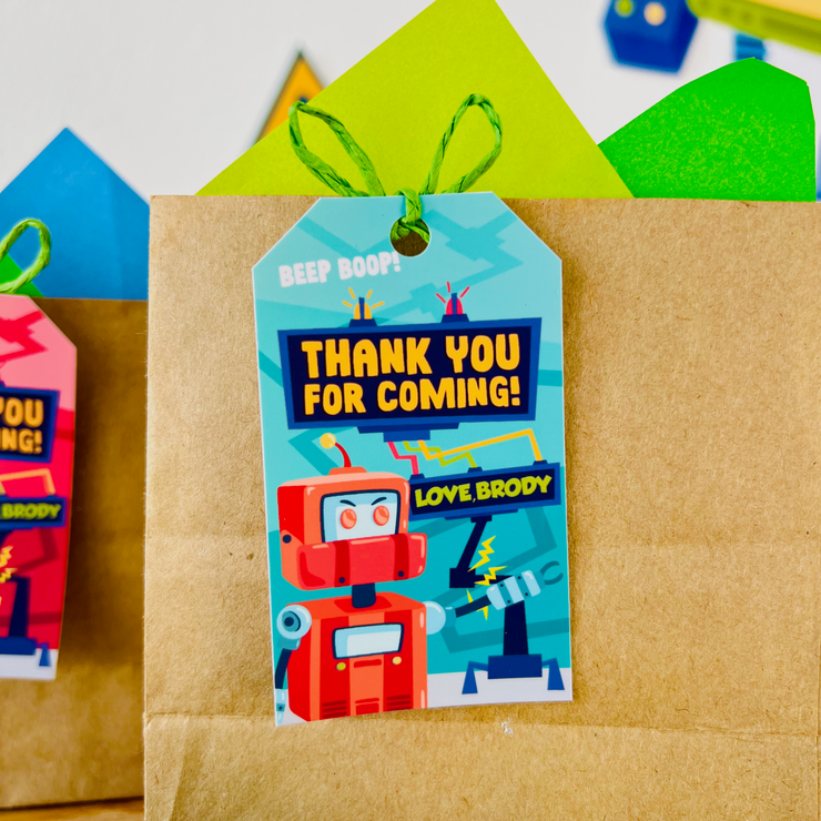 Robots and Science Gift Tags