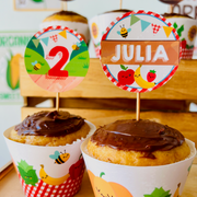 Farmers' Market Cupcake Toppers