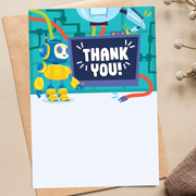 Robots and Science Thank You Card