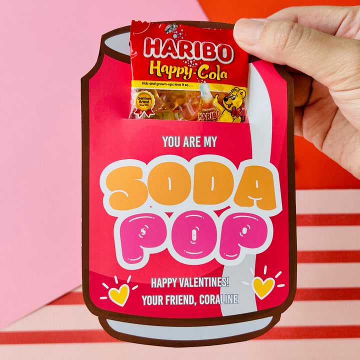 Valentines Classroom Printable Soda Pop