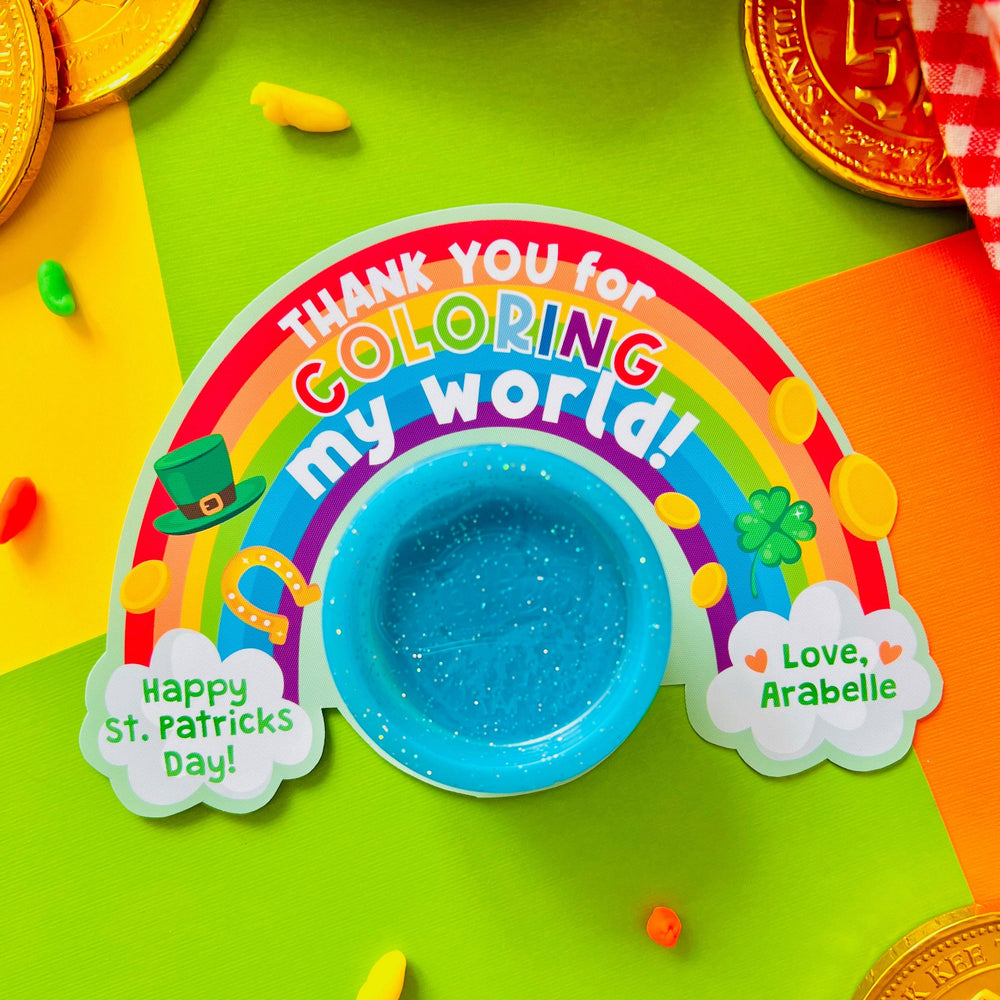 St Patricks Day Gift for Kids, Play Doh Card for Classroom Gift, Play Dough Gift Card | St Paddy Day School Party Favor | Daycare Gift, Preschool Gift for St Pattys Day | Play Dough Card, Play Doh Gift Card | Small Gift for Children, Kids, Play Doh, Play Dough | St Patricks Day Treats, Party Favors