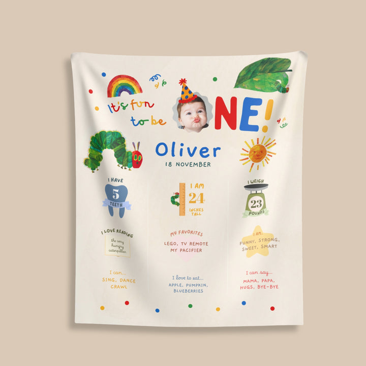 Hungry Caterpillar Milestones Tapestry