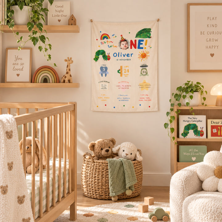 Hungry Caterpillar Milestones Tapestry