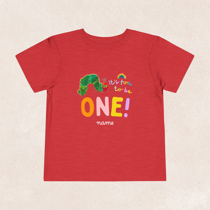 Very Hungry Caterpillar Personalised Birthday Shirt